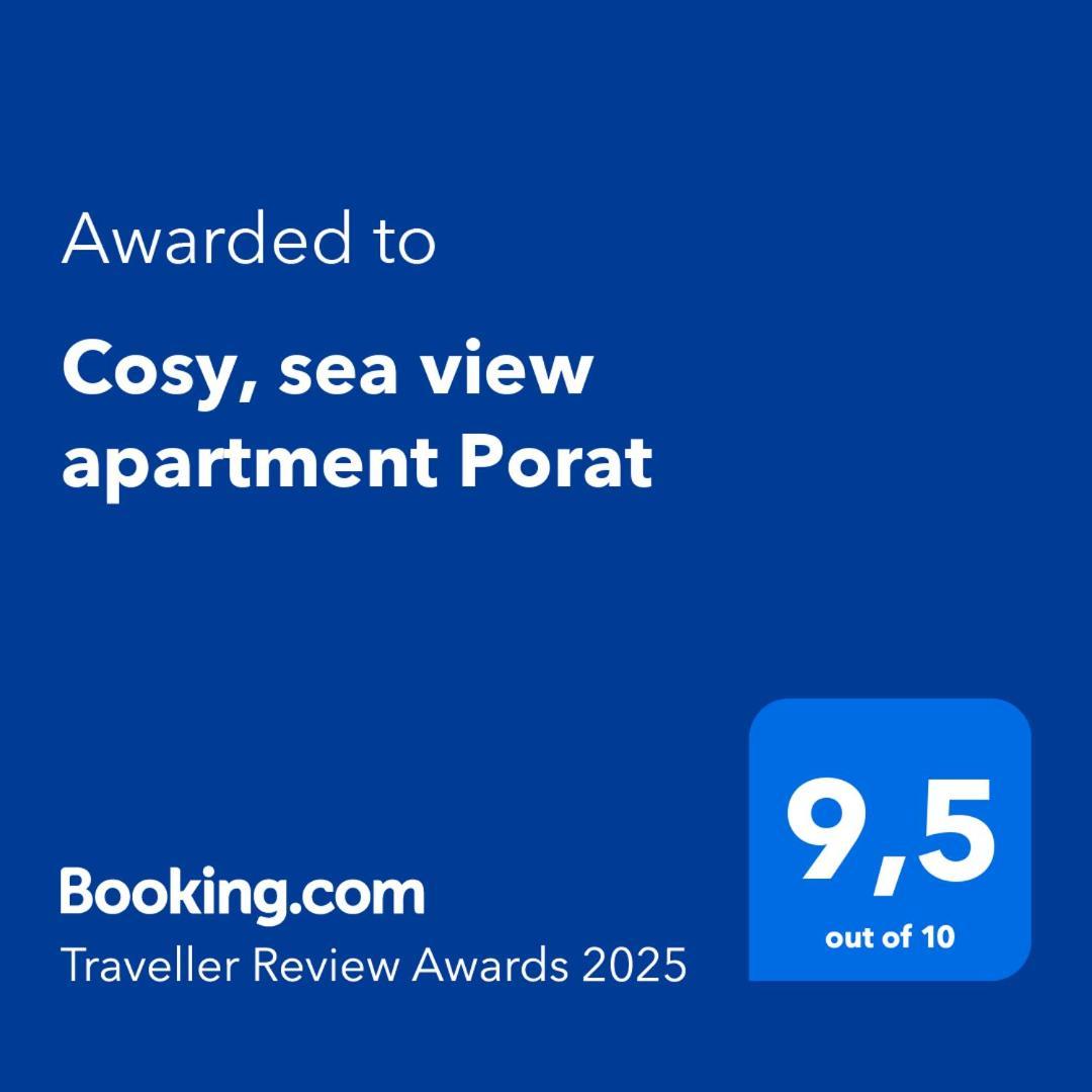 Cosy, Sea View Apartment Porat โพราต ภายนอก รูปภาพ